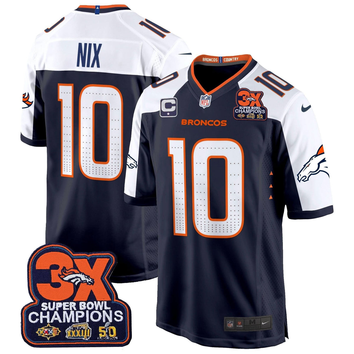 DB 3-Time Champions Patch Game Jersey - Al Stitched