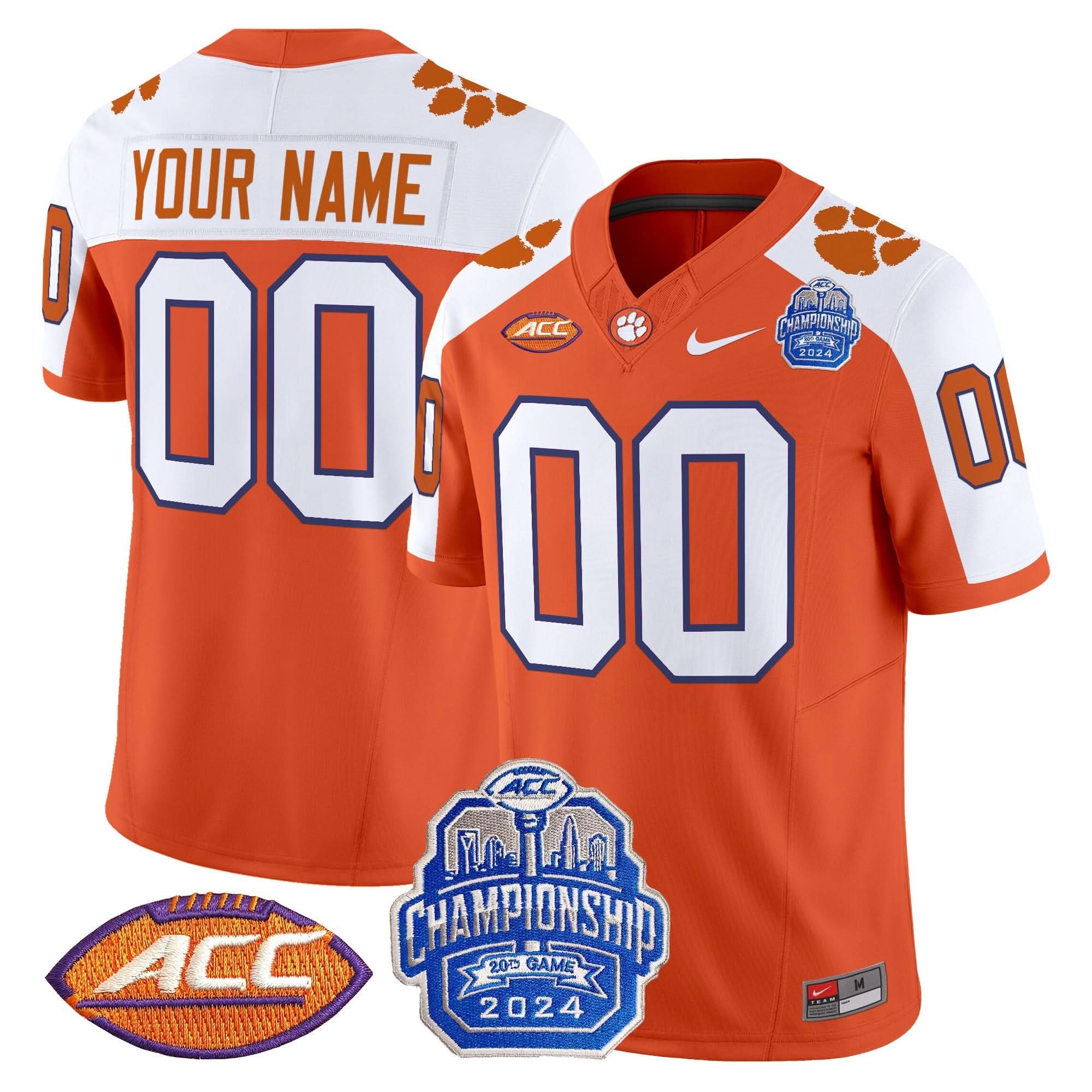 CT 2024 ACC Championship Patch Vapor Limited Custom Jersey