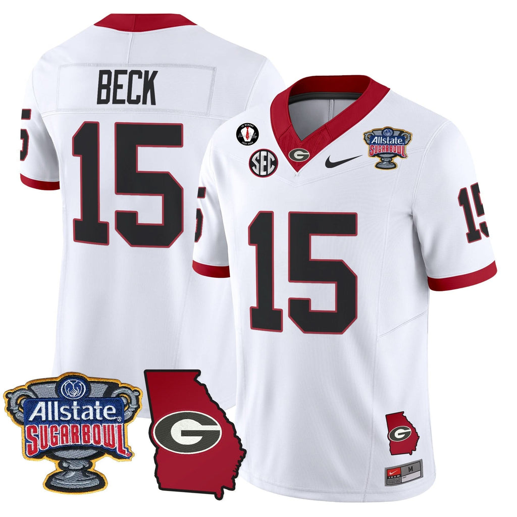 GB 2025 Sugar Bowl & Georgia Map Patch Vapor Limited Jersey