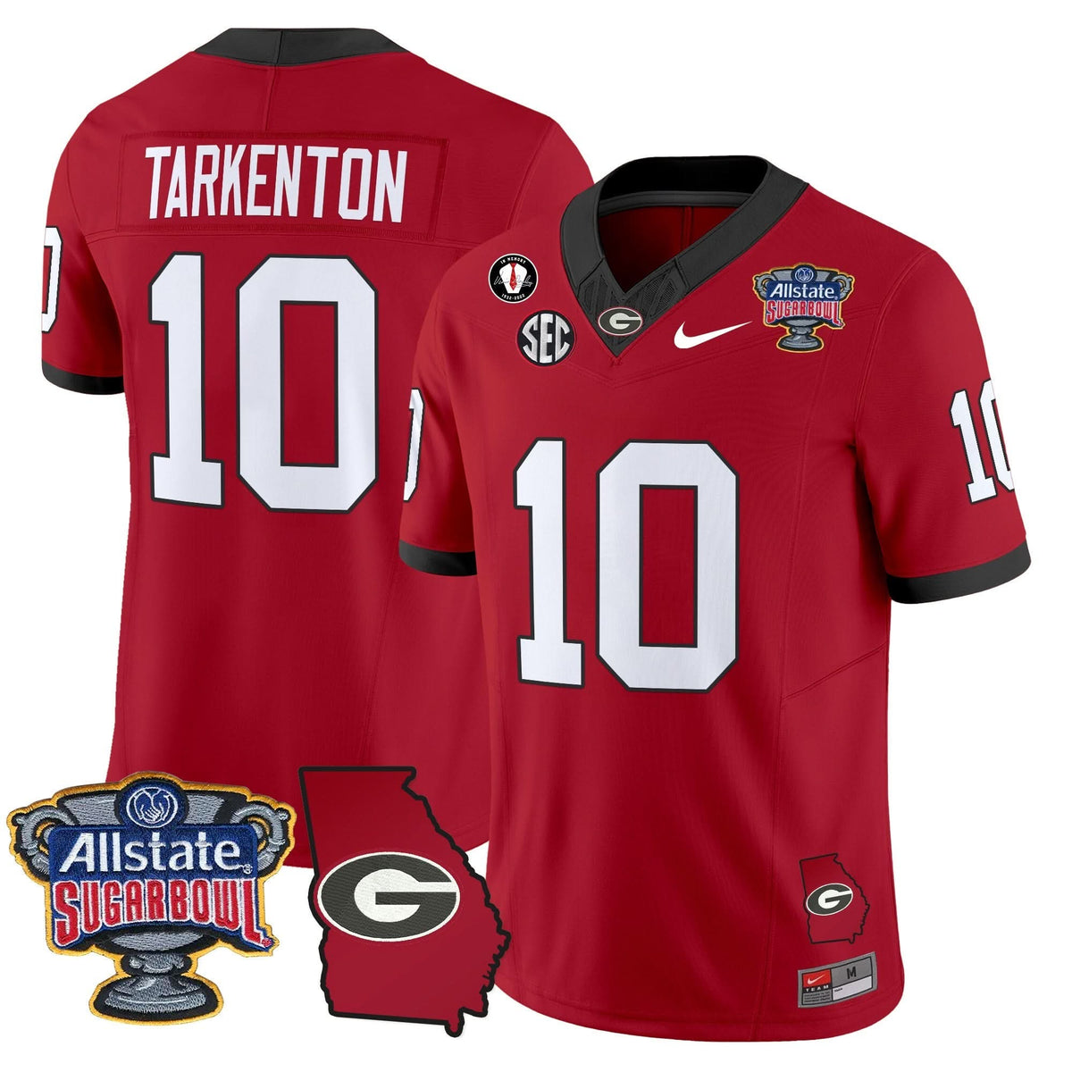 GB 2025 Sugar Bowl & Georgia Map Patch Vapor Limited Jersey