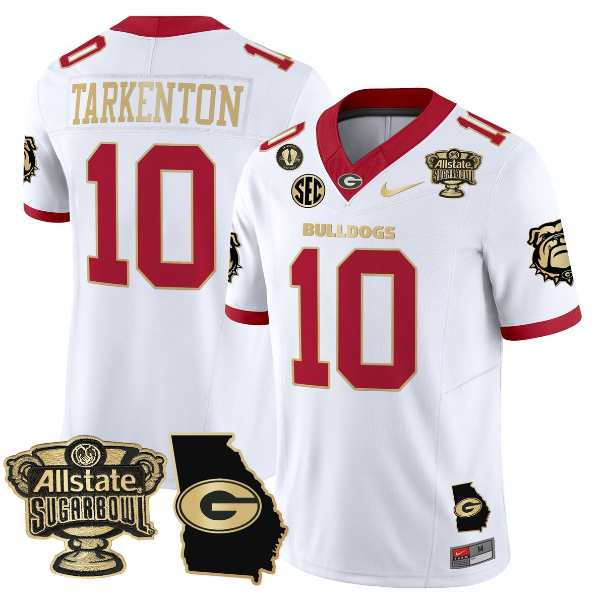 GB 2025 Sugar Bowl & Georgia Map Patch Vapor Limited Jersey