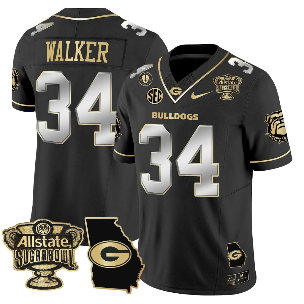 GB 2025 Sugar Bowl & Georgia Map Patch Vapor Limited Jersey