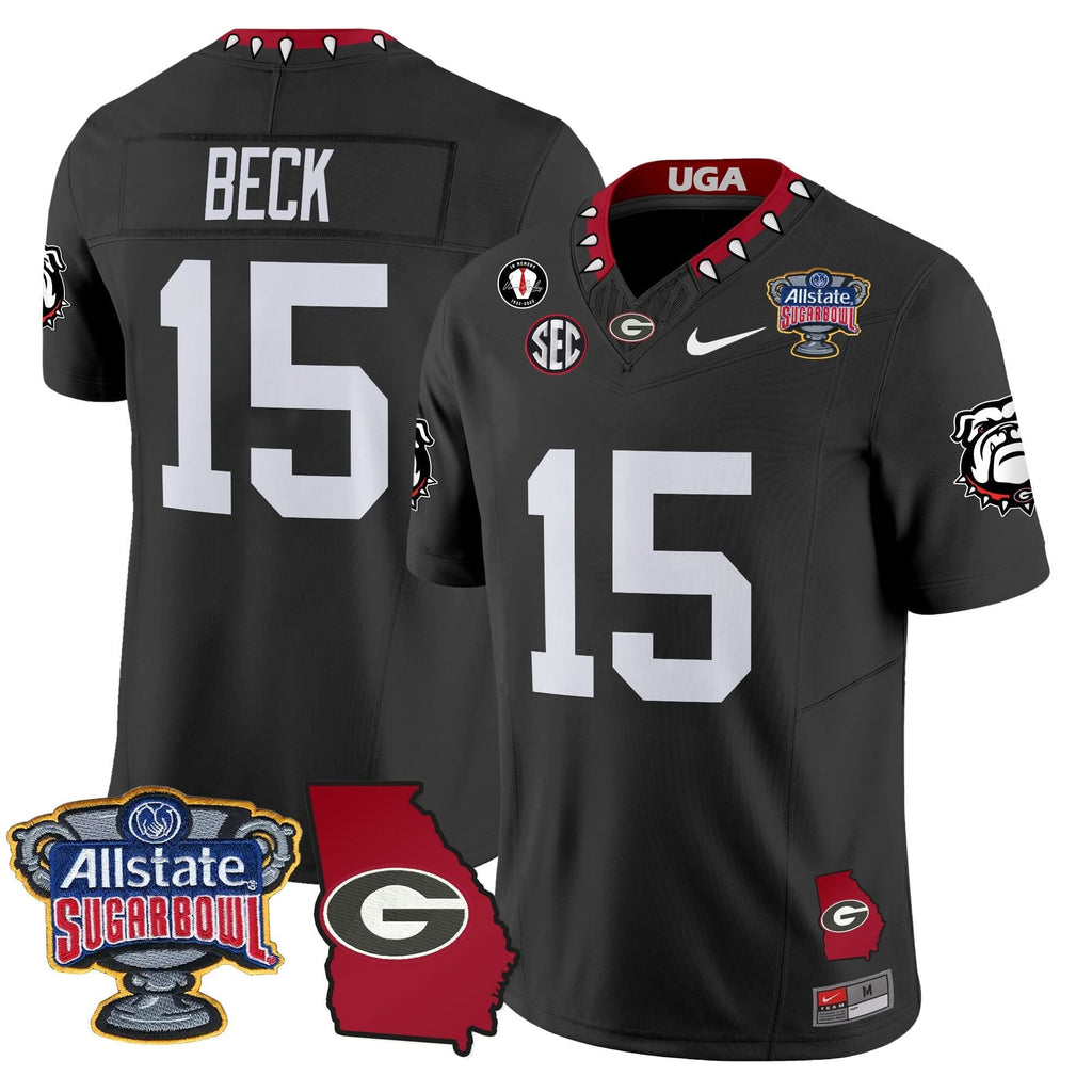 GB 2025 Sugar Bowl & Georgia Map Patch Vapor Limited Jersey