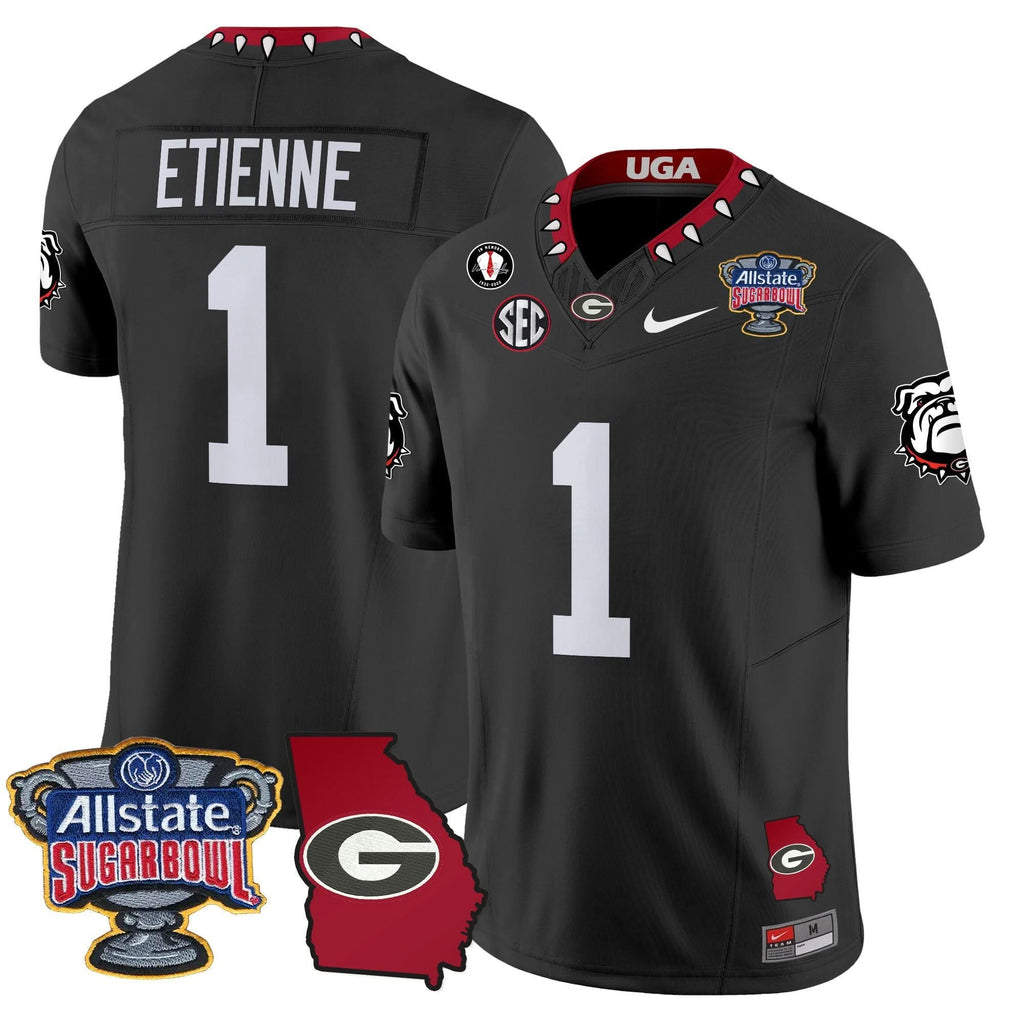 GB 2025 Sugar Bowl & Georgia Map Patch Vapor Limited Jersey