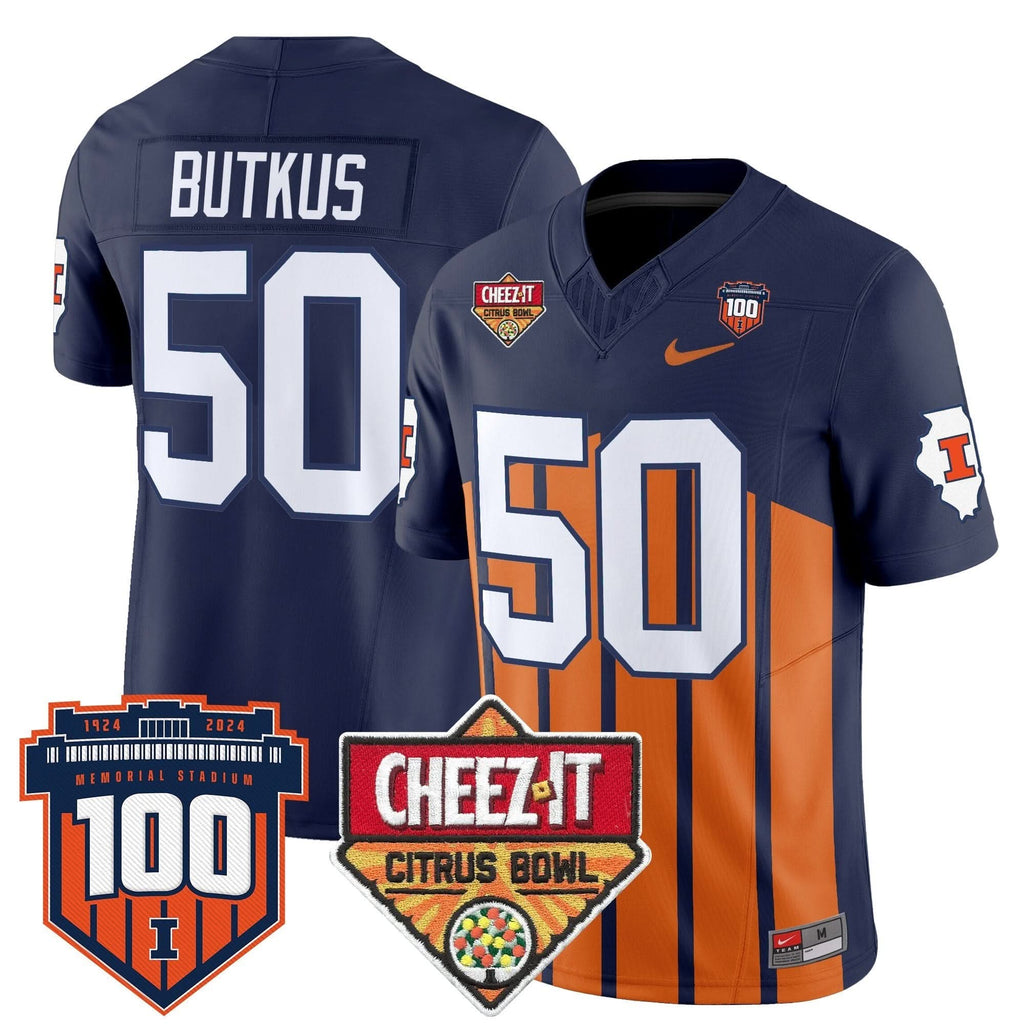 ILL 2025 Cheez-It Citrus Bowl Patch Vapor Limited Jersey