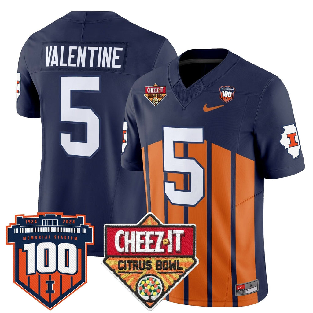 ILL 2025 Cheez-It Citrus Bowl Patch Vapor Limited Jersey