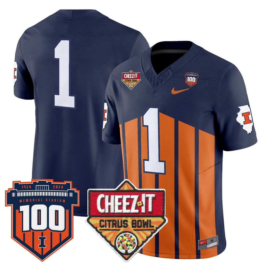 ILL 2025 Cheez-It Citrus Bowl Patch Vapor Limited Jersey