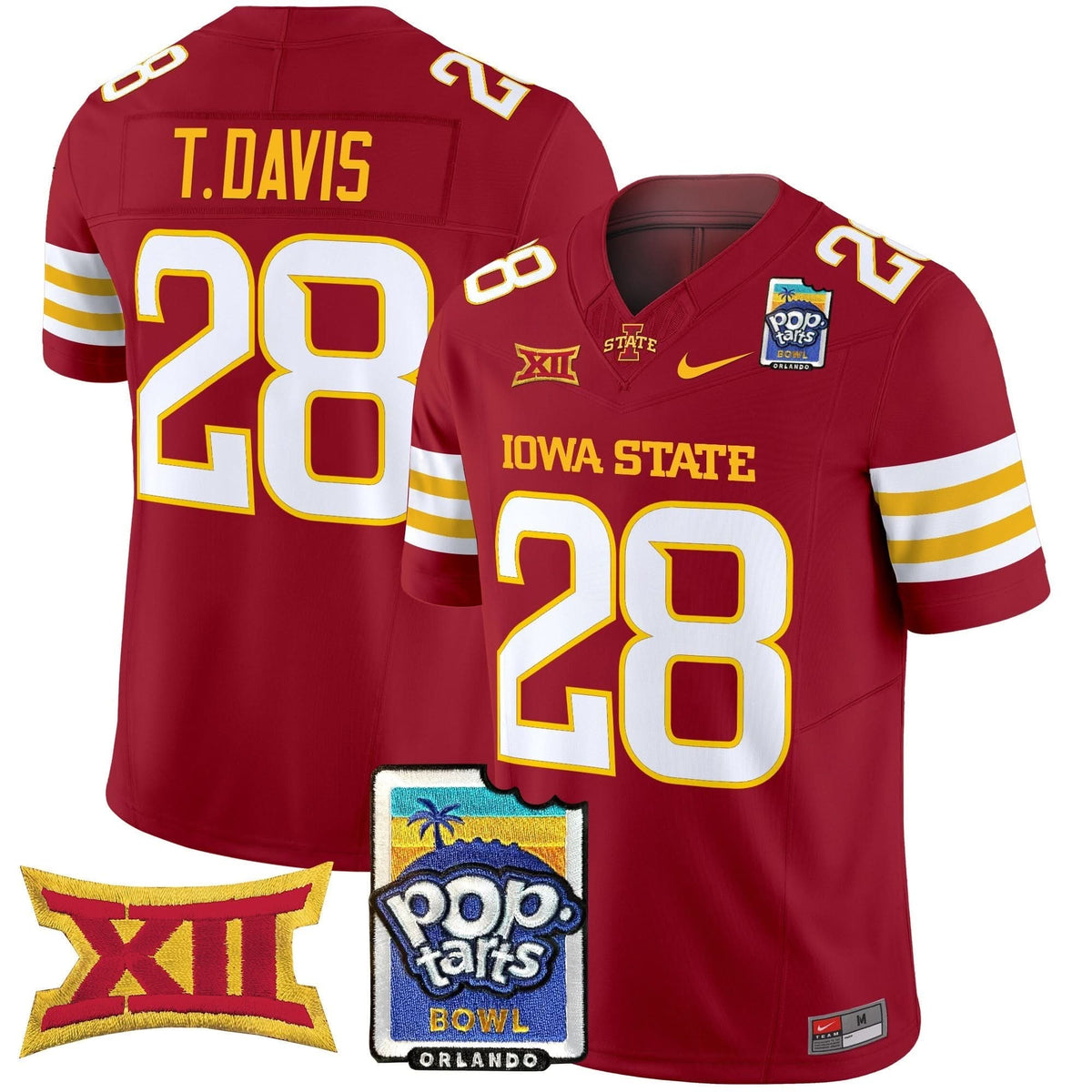 ISC 2025 PopTarts Bowl Patch Vapor Limited Jersey