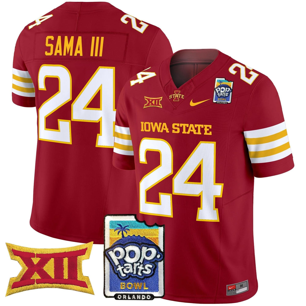 ISC 2025 PopTarts Bowl Patch Vapor Limited Jersey