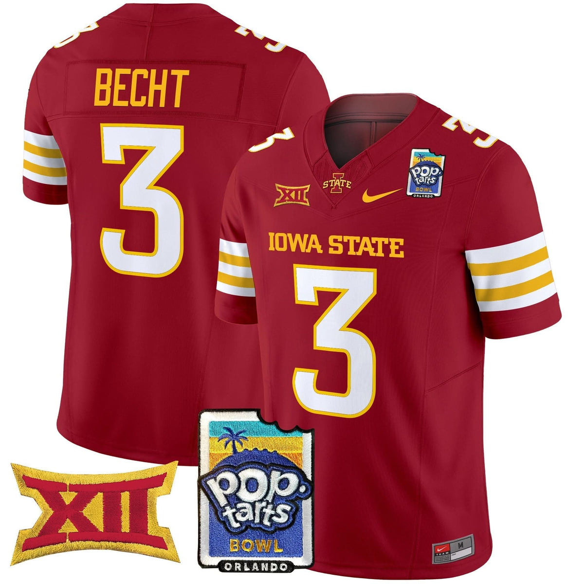 ISC 2025 PopTarts Bowl Patch Vapor Limited Jersey