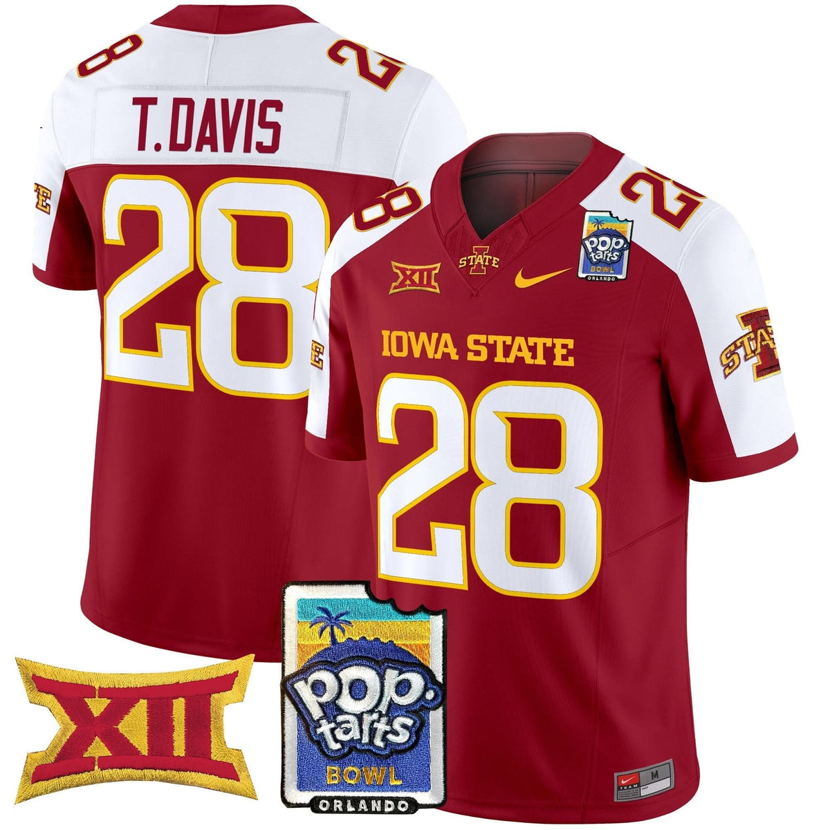 ISC 2025 PopTarts Bowl Patch Vapor Limited Jersey