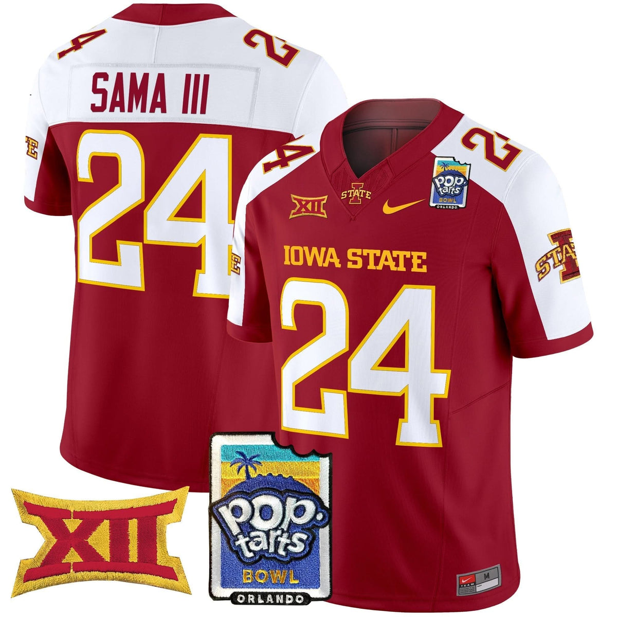 ISC 2025 PopTarts Bowl Patch Vapor Limited Jersey