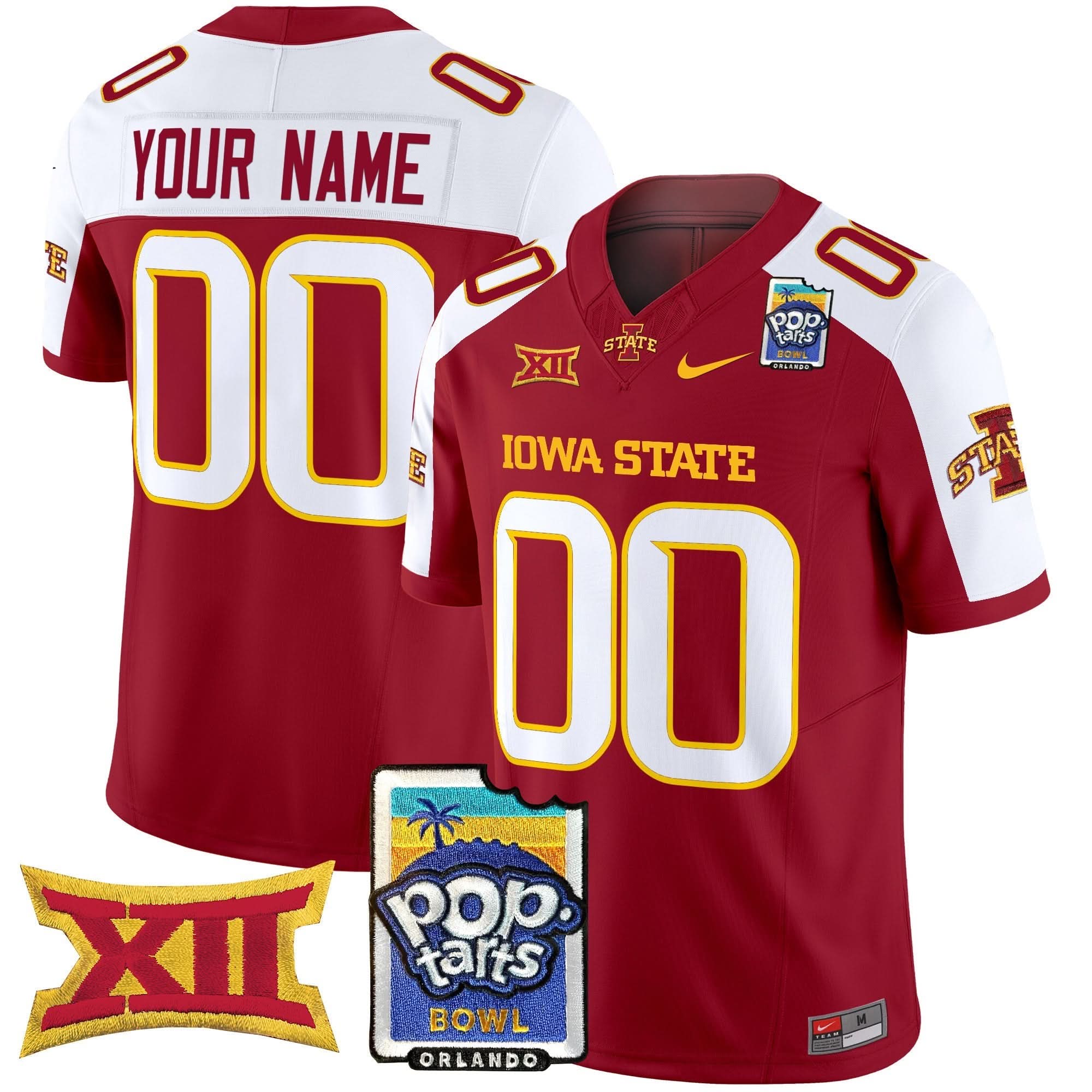 ISC 2025 PopTarts Bowl Patch Vapor Limited Custom Jersey