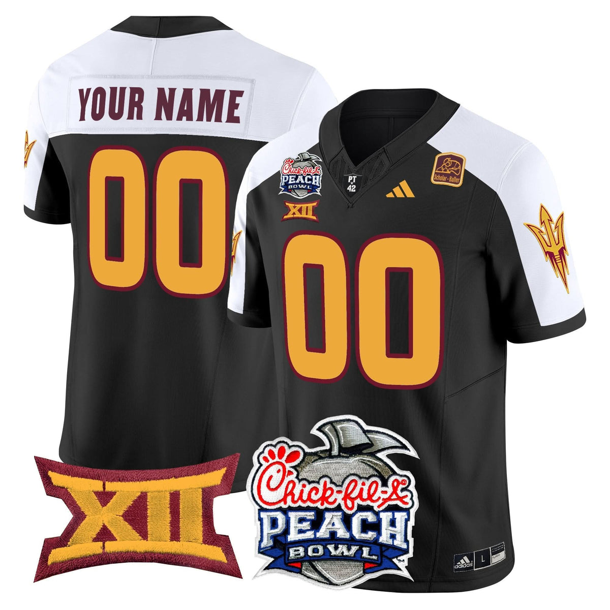 ASSD 2025 Peach Bowl Vapor Limited Custom Jersey