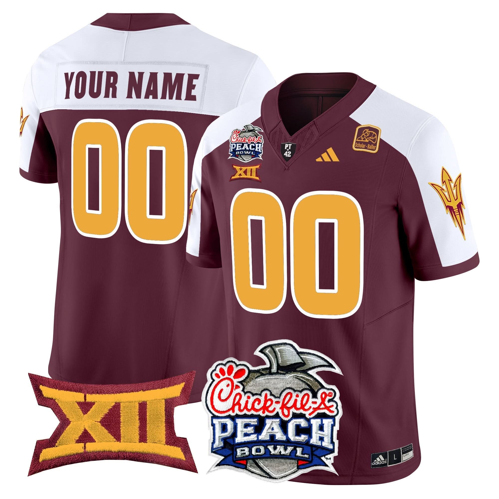 ASSD 2025 Peach Bowl Vapor Limited Custom Jersey