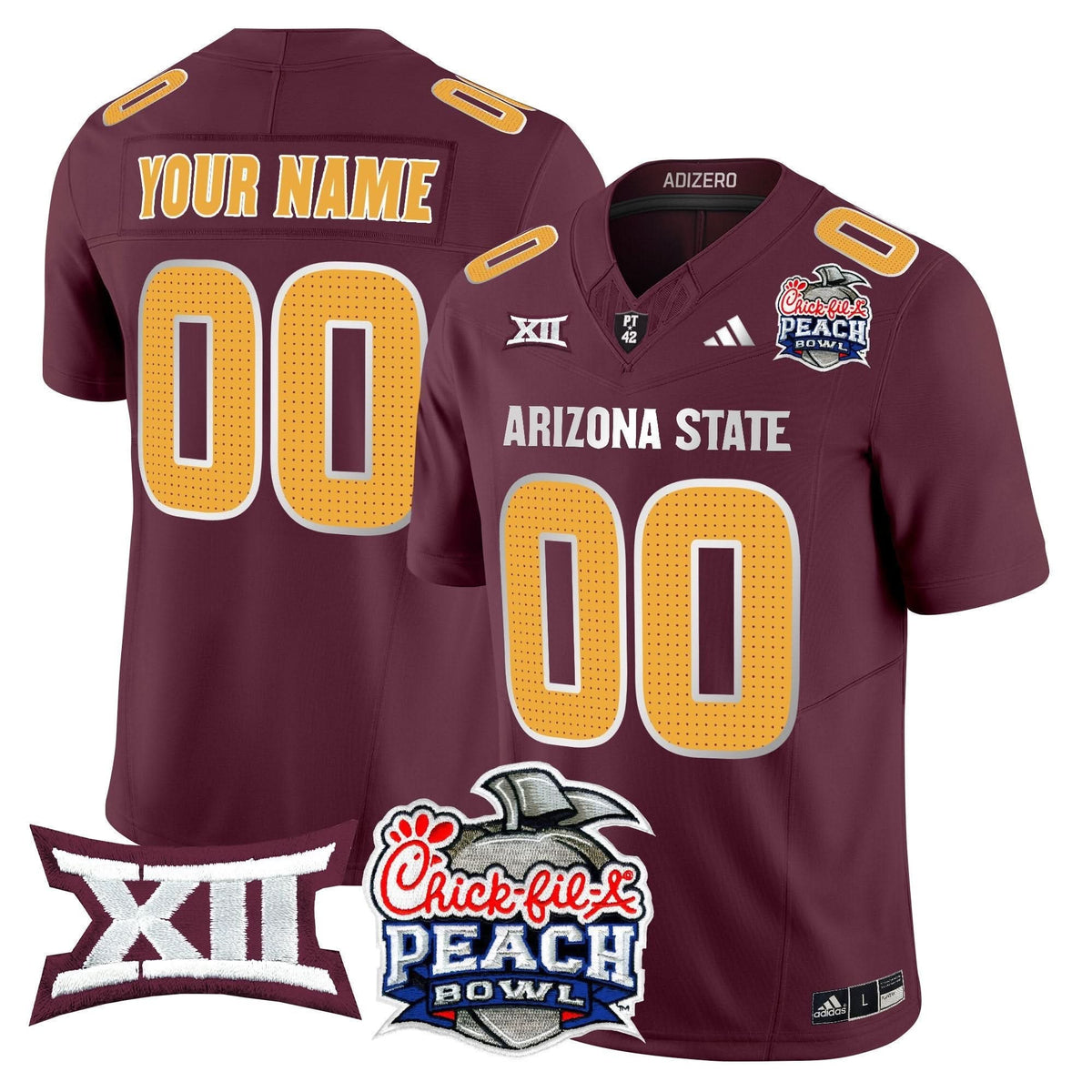 ASSD 2025 Peach Bowl Vapor Limited Custom Jersey V2