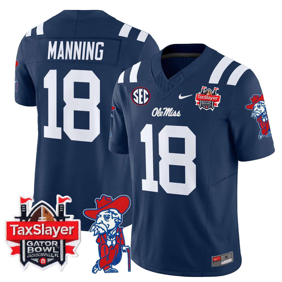 OMB 2024 Gator Bowl Patch Vapor Limited Jersey