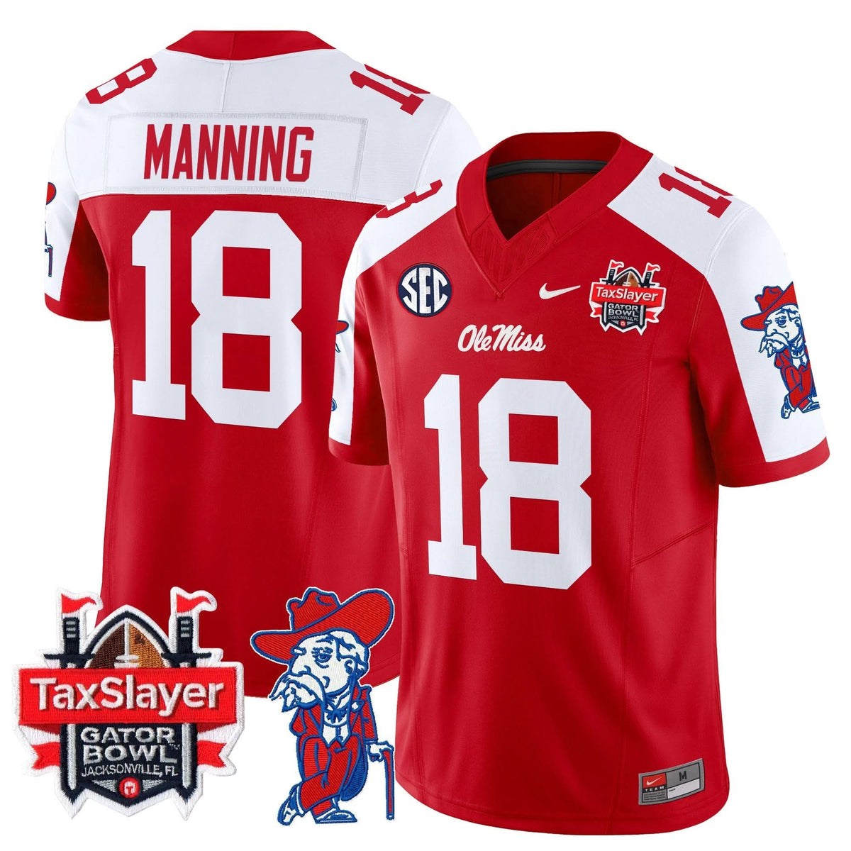 OMB 2024 Gator Bowl Patch Vapor Limited Jersey