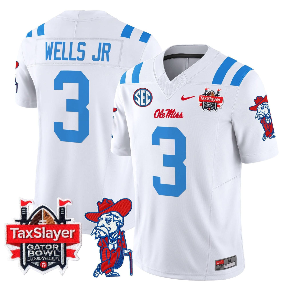 OMB 2024 Gator Bowl Patch Vapor Limited Jersey