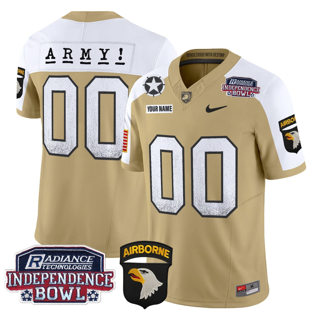 ABK Independence Bowl Patch 2024 Vapor Limited Custom Jersey