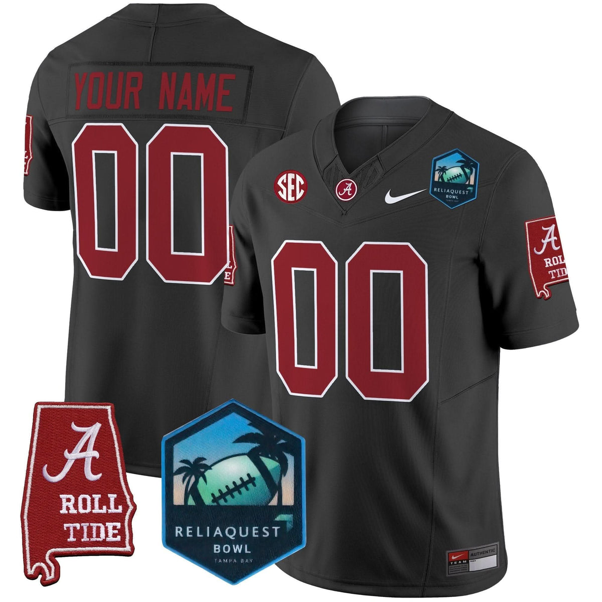 ACT 2025 ReliaQuest Bowl Patch Vapor Limited Custom Jersey