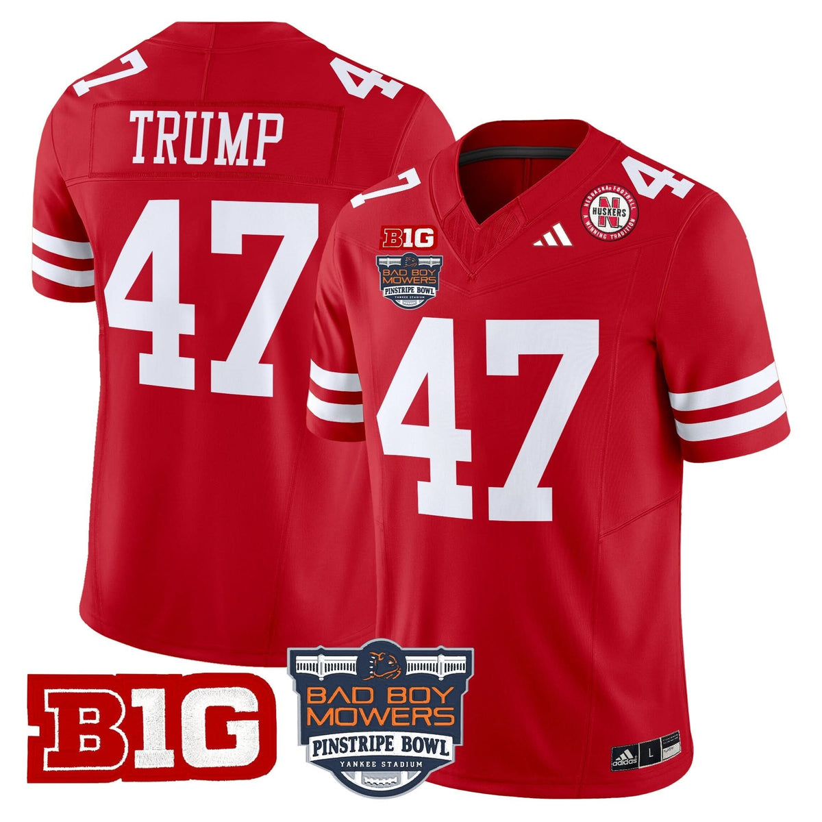 NC 2025 Pinstripe Bowl Patch Vapor Limited Jersey