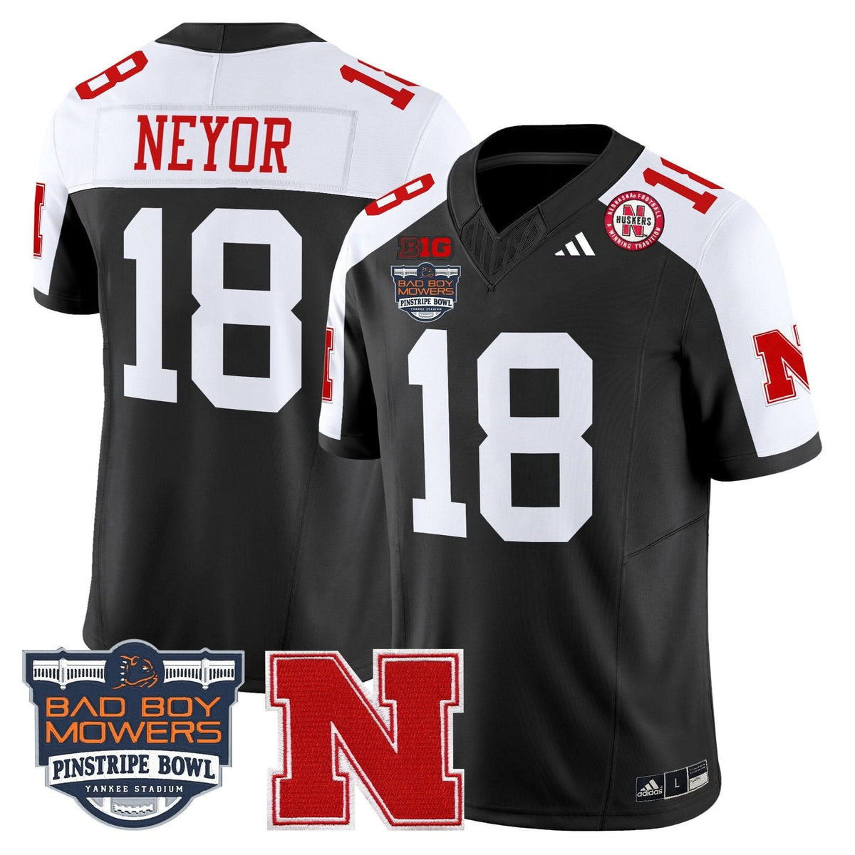 NC 2025 Pinstripe Bowl Patch Vapor Limited Jersey
