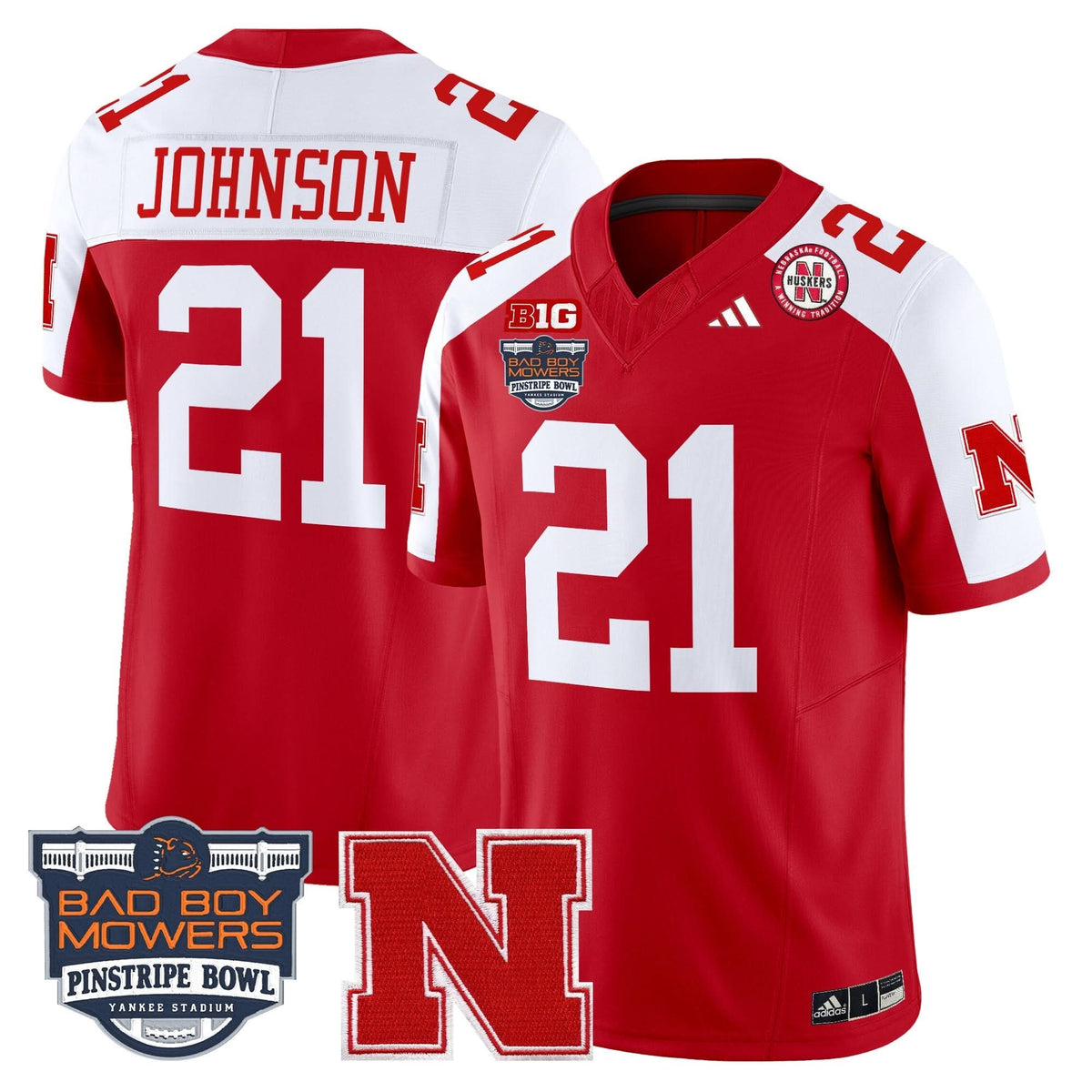 NC 2025 Pinstripe Bowl Patch Vapor Limited Jersey