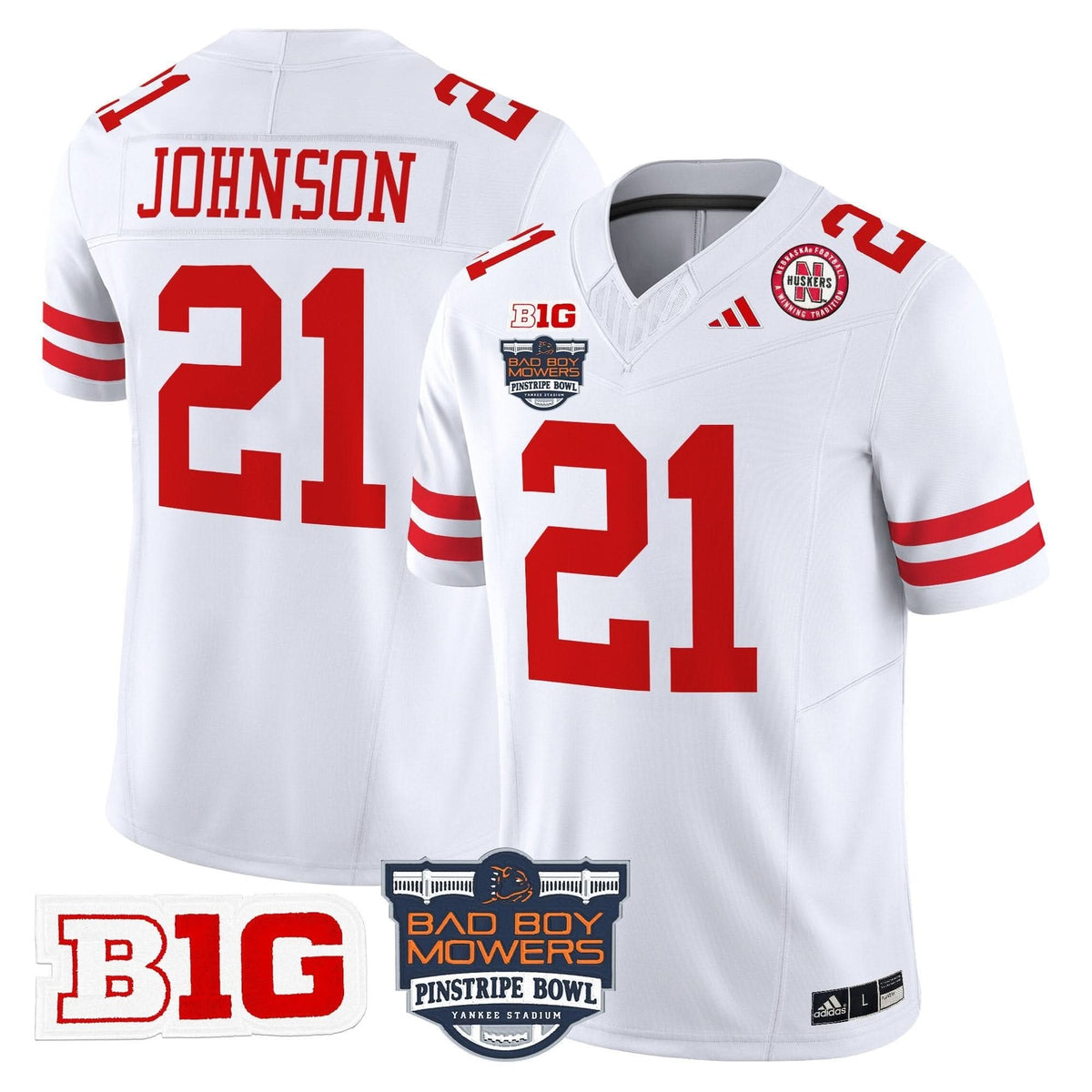 NC 2025 Pinstripe Bowl Patch Vapor Limited Jersey