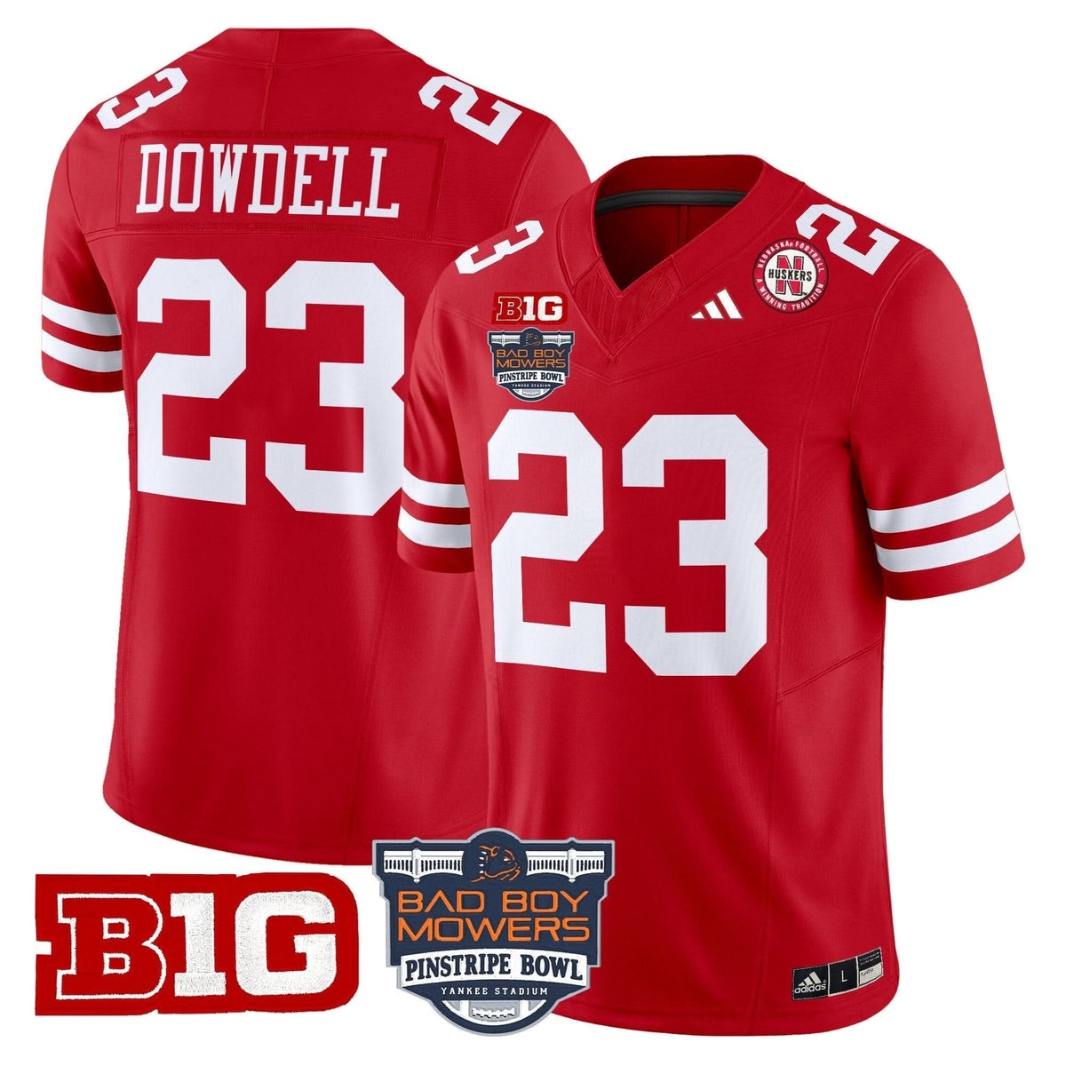 NC 2025 Pinstripe Bowl Patch Vapor Limited Jersey