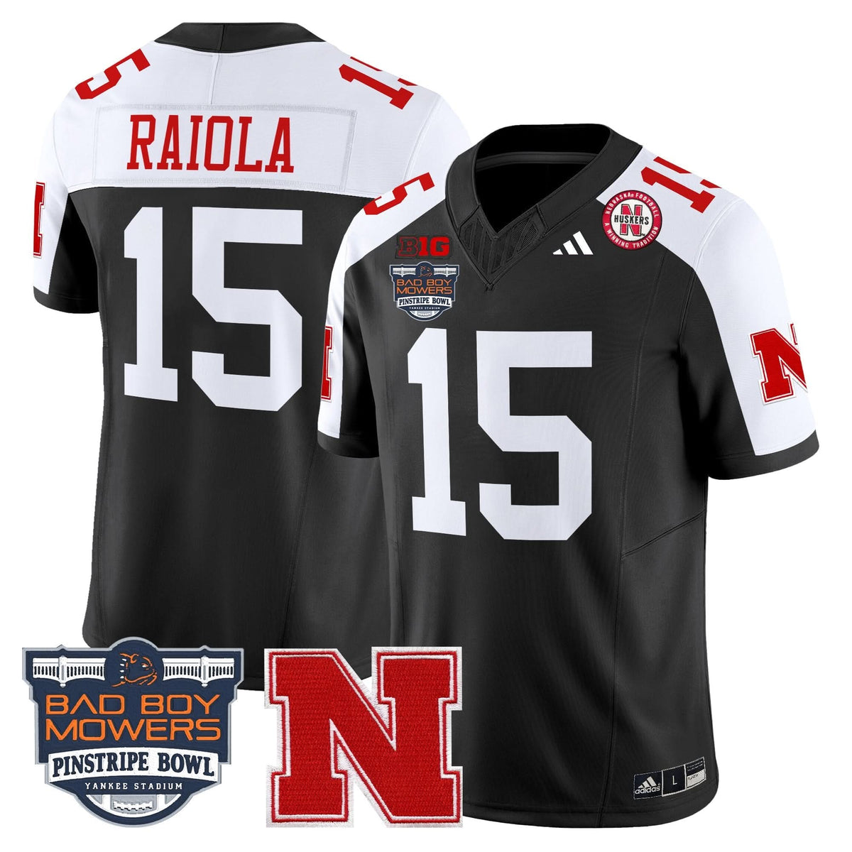 NC 2025 Pinstripe Bowl Patch Vapor Limited Jersey