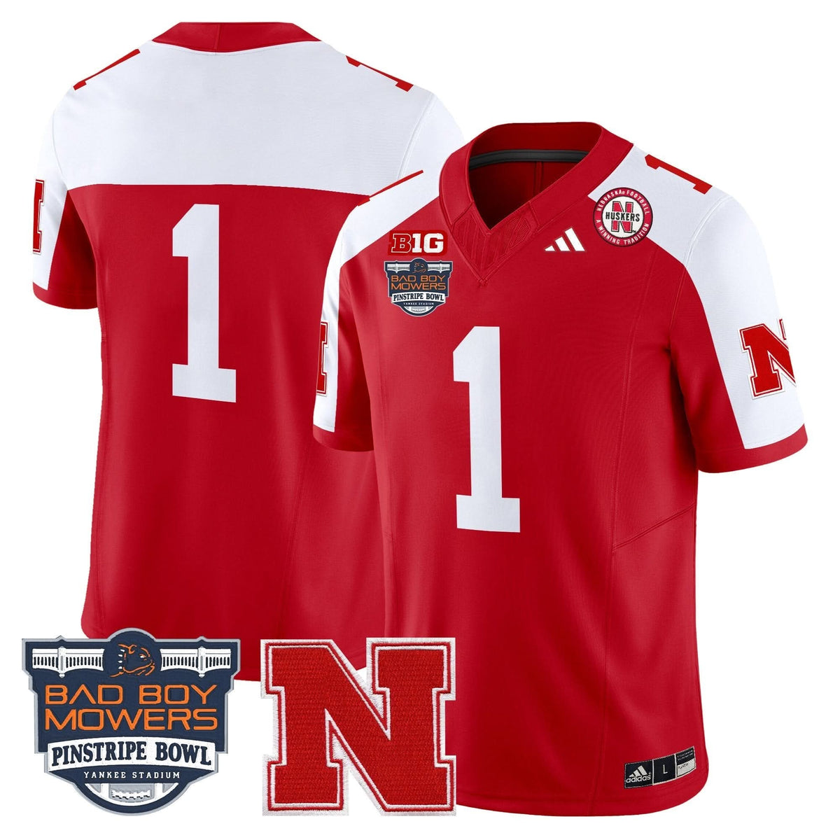 NC 2025 Pinstripe Bowl Patch Vapor Limited Jersey