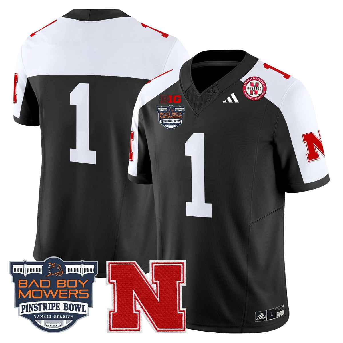 NC 2025 Pinstripe Bowl Patch Vapor Limited Jersey
