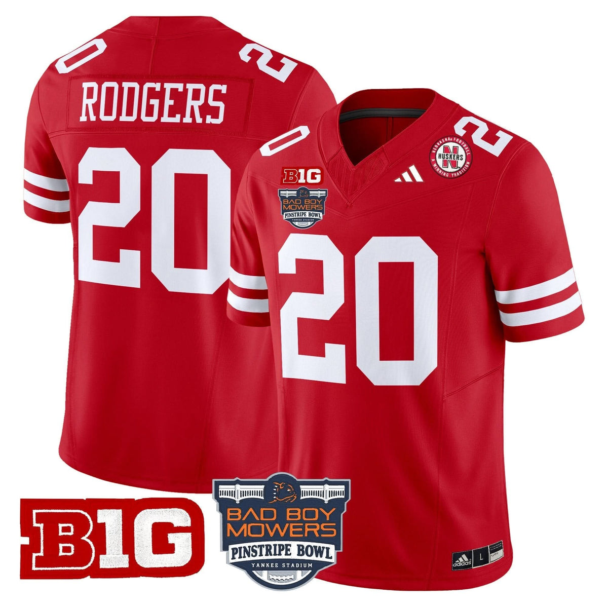NC 2025 Pinstripe Bowl Patch Vapor Limited Jersey