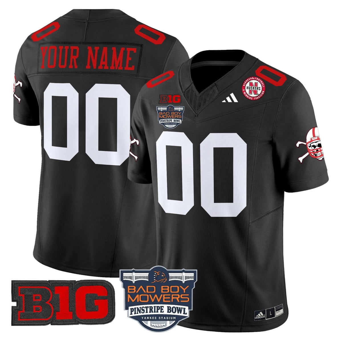 NC 2025 Pinstripe Bowl Patch Vapor Limited Custom Jersey