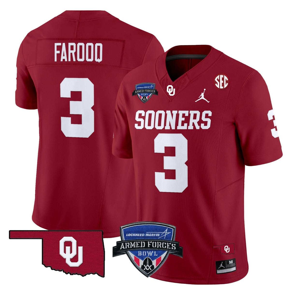 OS 2025 Armed Forces Bowl Patch Vapor Limited Jersey