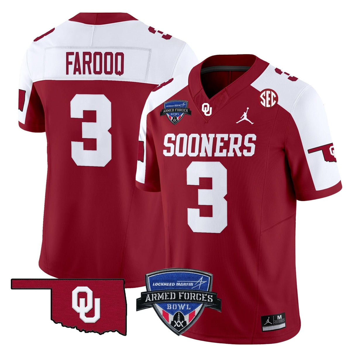 OS 2025 Armed Forces Bowl Patch Vapor Limited Jersey