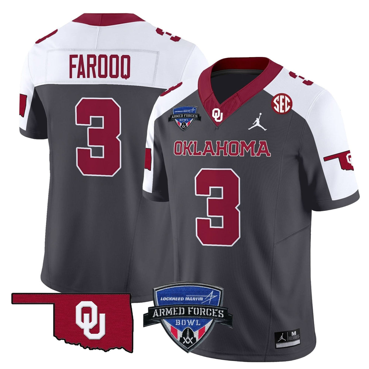 OS 2025 Armed Forces Bowl Patch Vapor Limited Jersey
