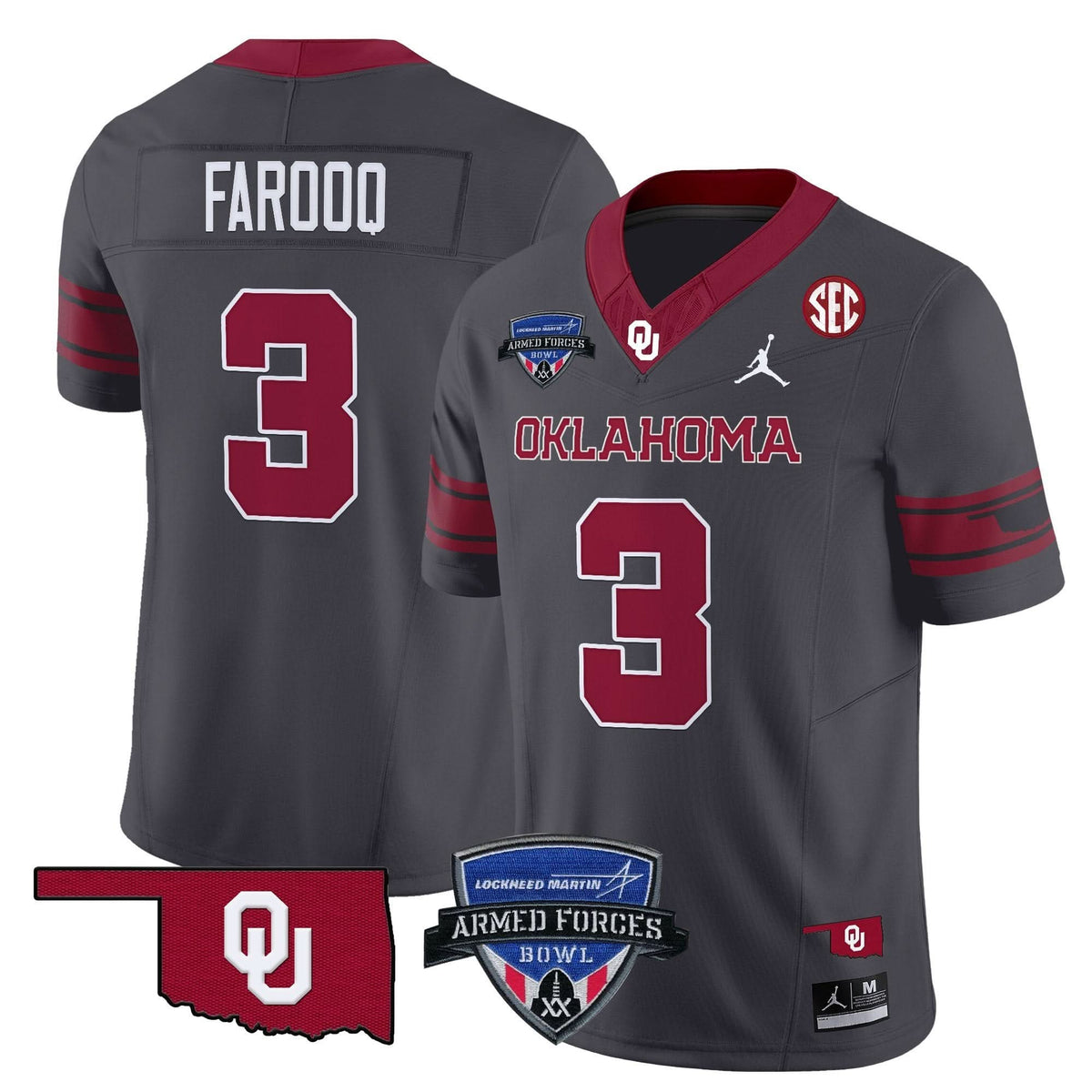 OS 2025 Armed Forces Bowl Patch Vapor Limited Jersey
