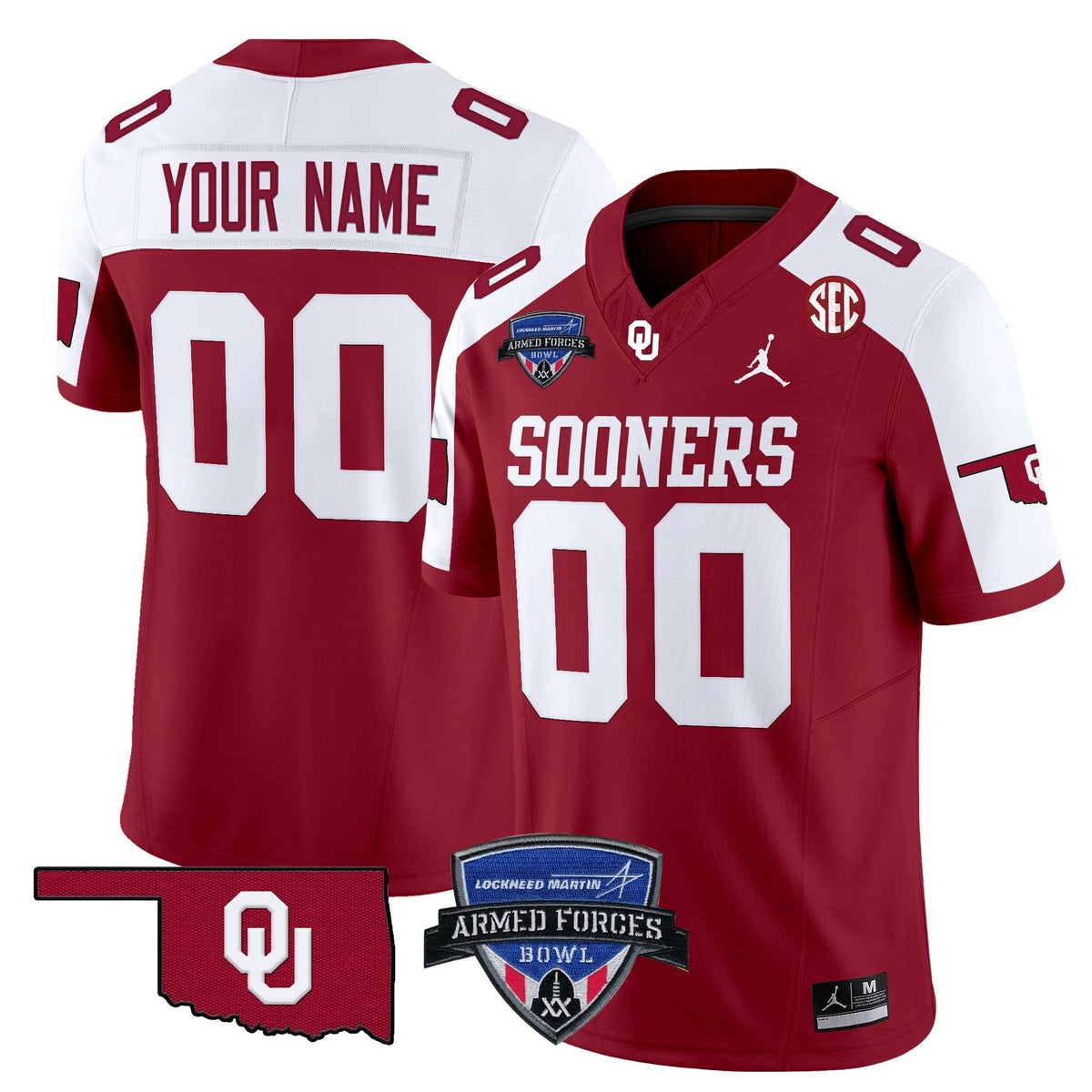 OS 2025 Armed Forces Bowl Patch Vapor Limited Custom Jersey