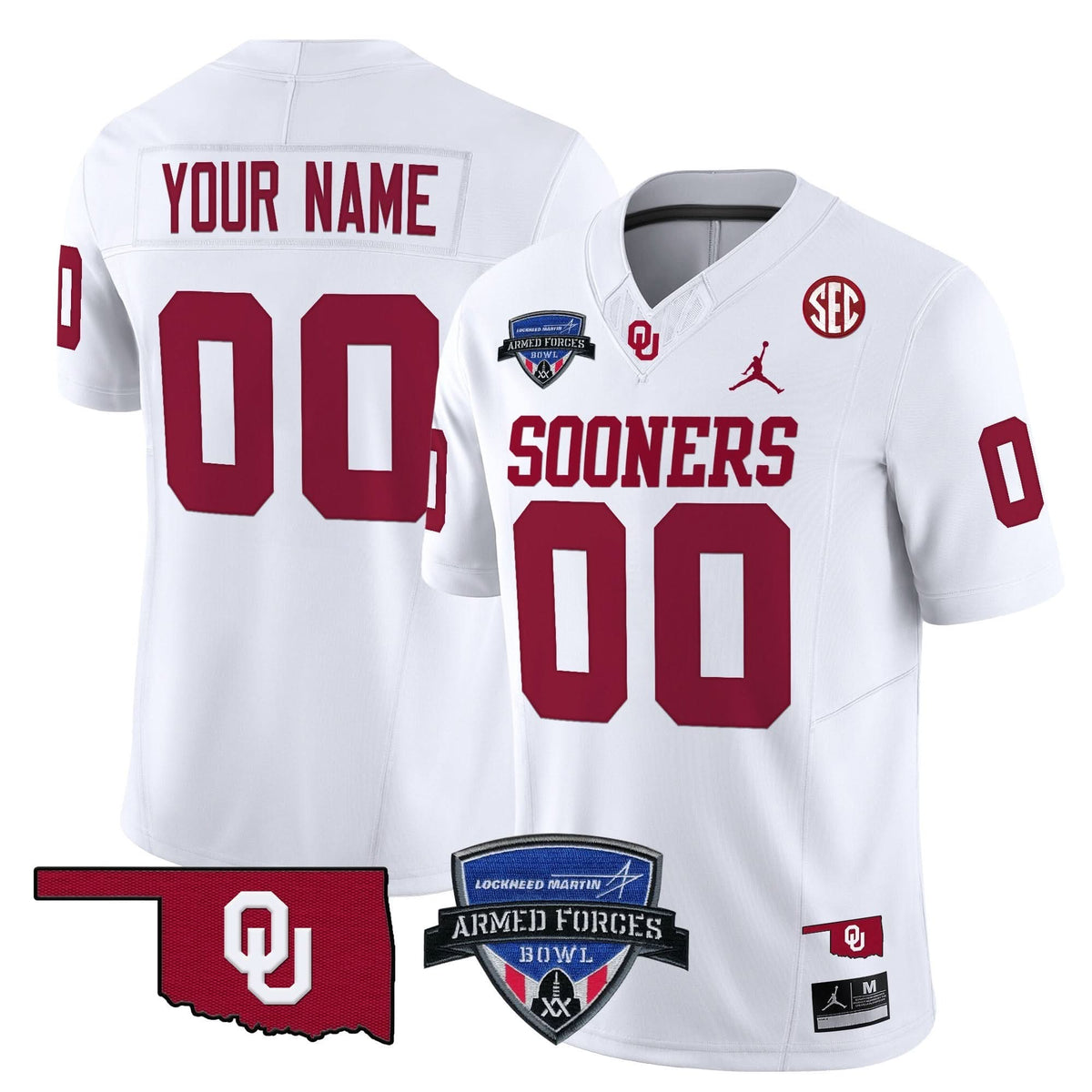 OS 2025 Armed Forces Bowl Patch Vapor Limited Custom Jersey