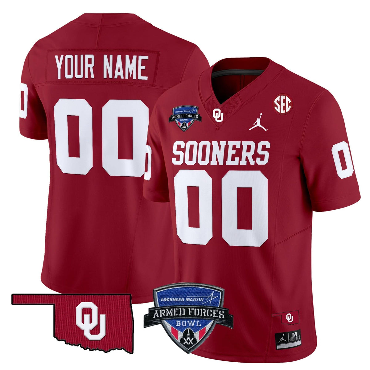 OS 2025 Armed Forces Bowl Patch Vapor Limited Custom Jersey