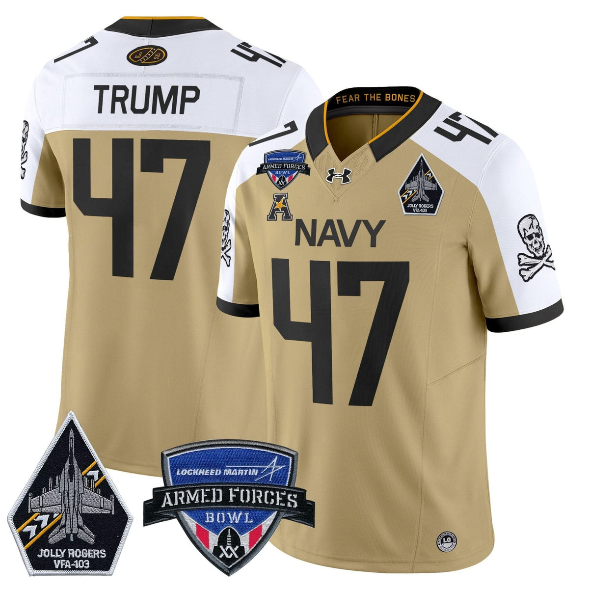 NM 2025 Armed Forces Bowl Patch Vapor Limited Jersey