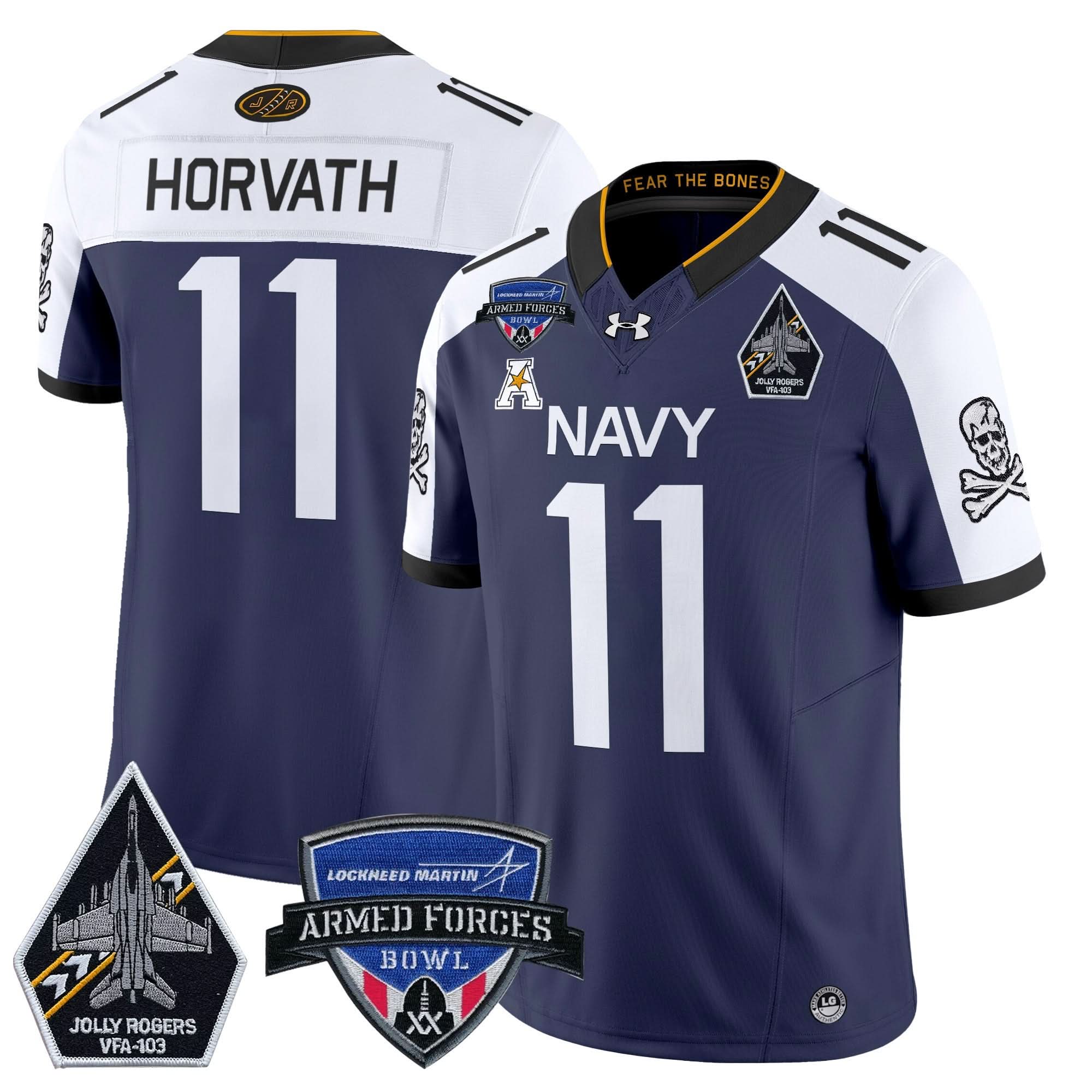 NM 2025 Armed Forces Bowl Patch Vapor Limited Jersey