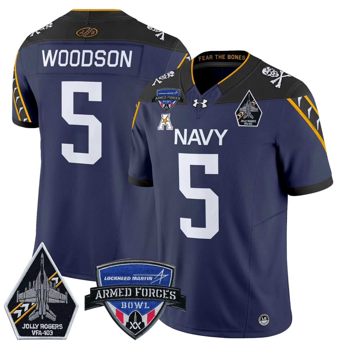 NM 2025 Armed Forces Bowl Patch Vapor Limited Jersey