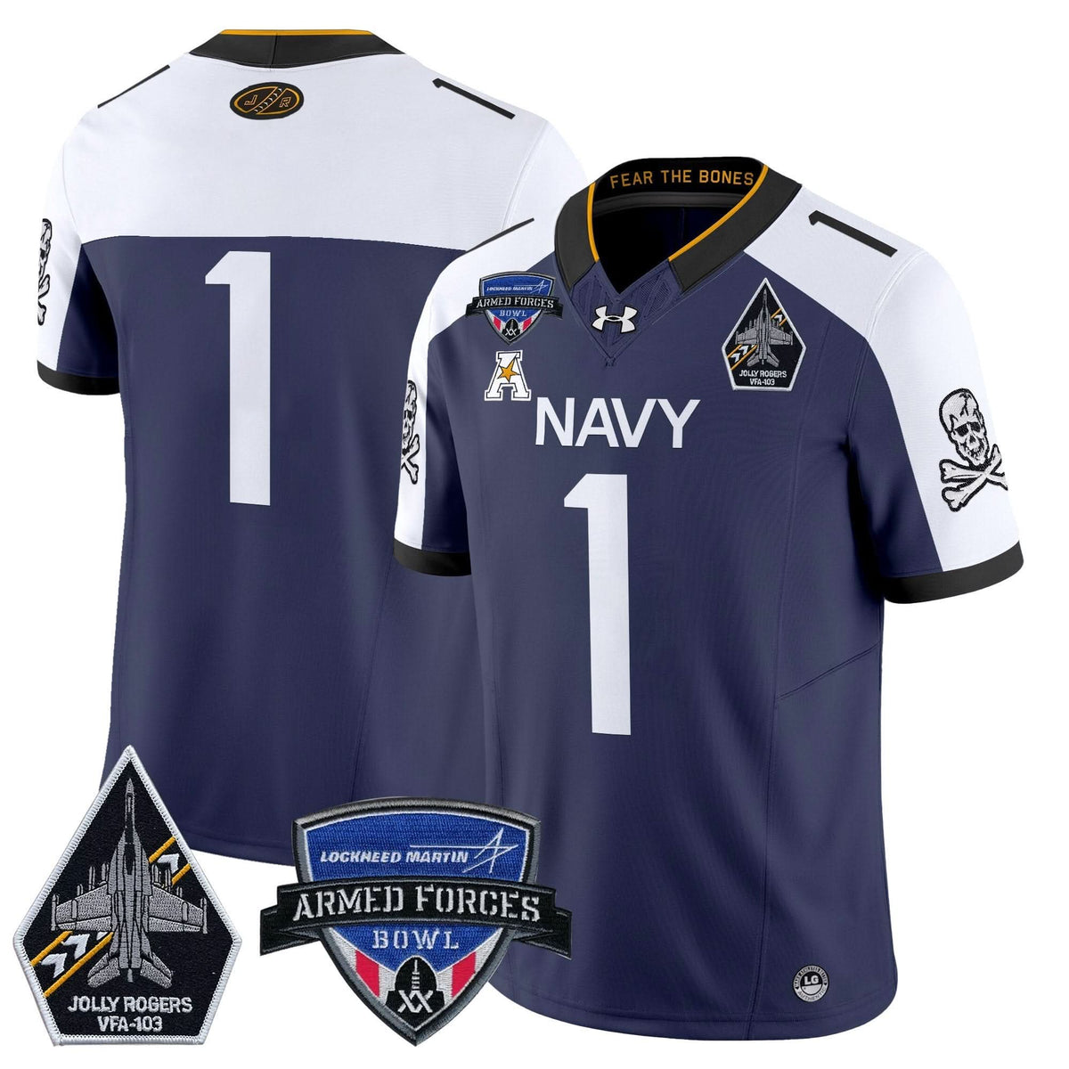 NM 2025 Armed Forces Bowl Patch Vapor Limited Jersey