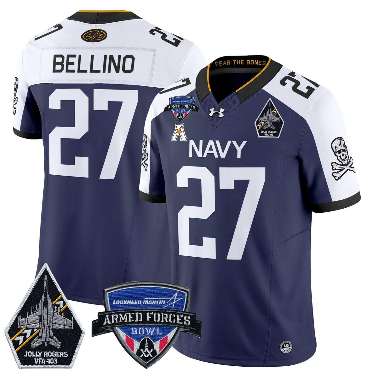 NM 2025 Armed Forces Bowl Patch Vapor Limited Jersey