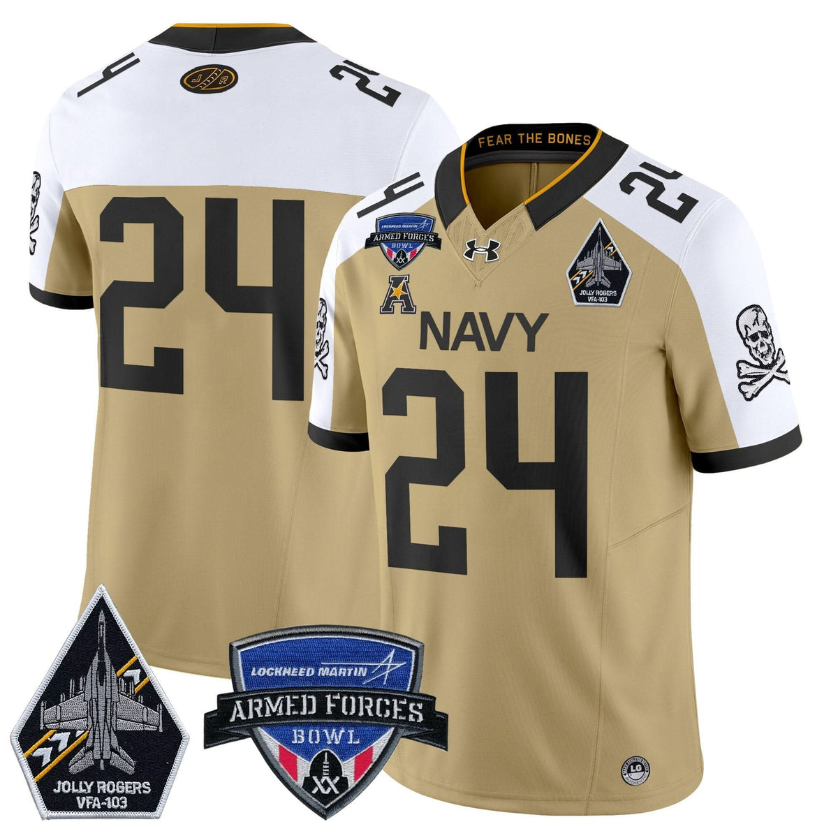 NM 2025 Armed Forces Bowl Patch Vapor Limited Jersey