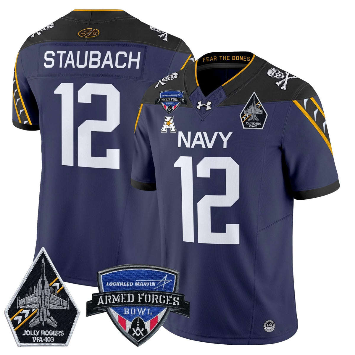 NM 2025 Armed Forces Bowl Patch Vapor Limited Jersey