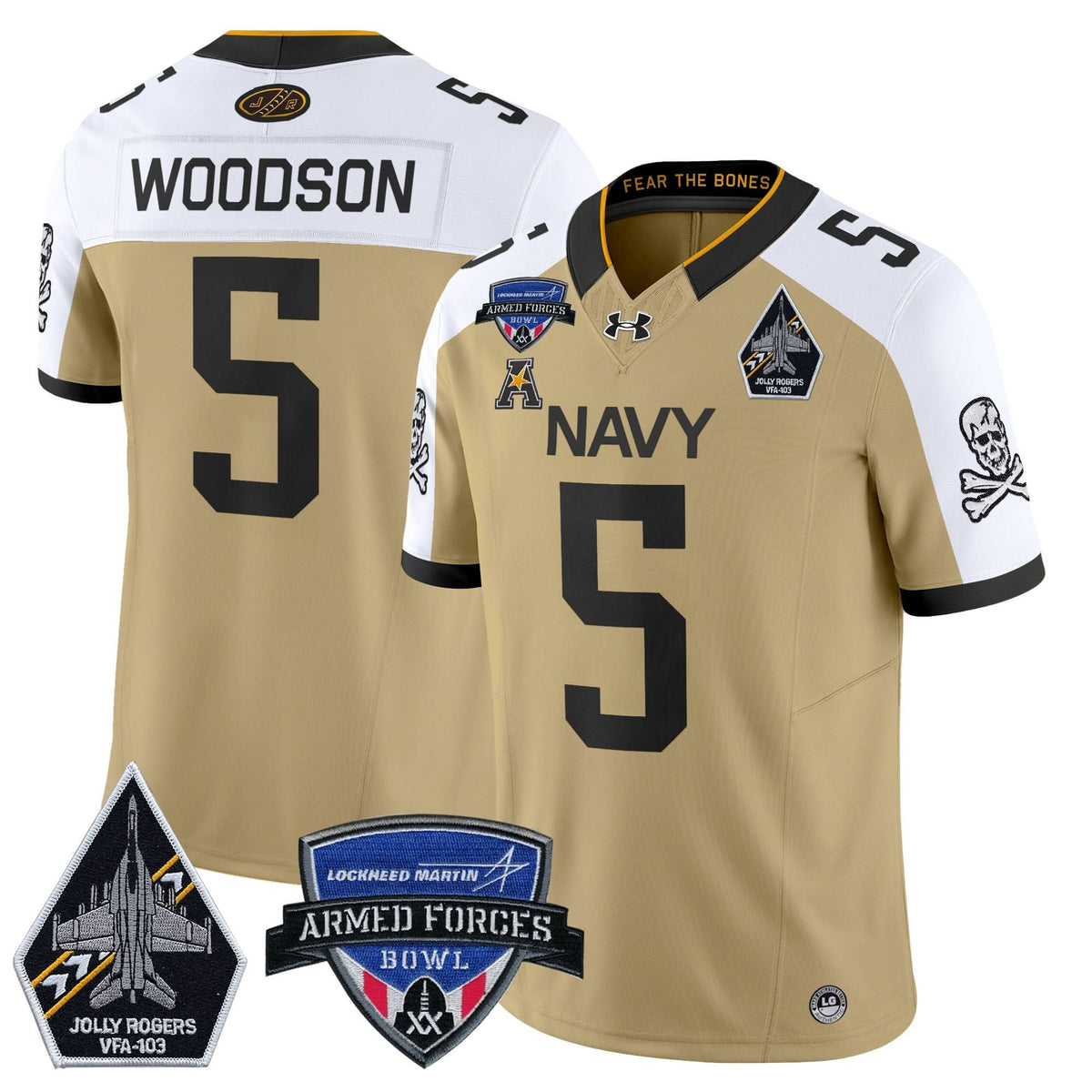NM 2025 Armed Forces Bowl Patch Vapor Limited Jersey